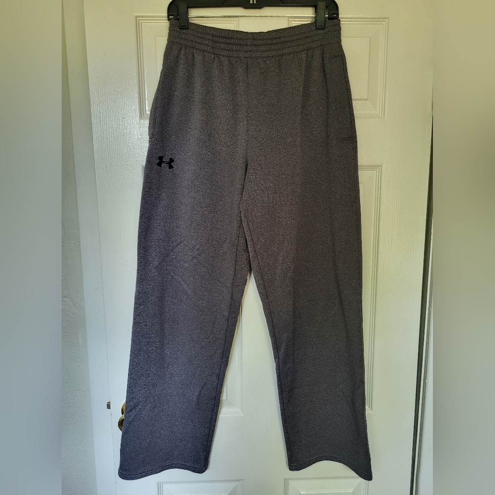 Grey Under Armor Sweatpants Athletic Pants